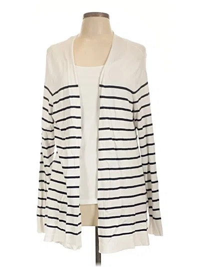 Pre-owned Style & Co Cardigan Sweater In Ivory