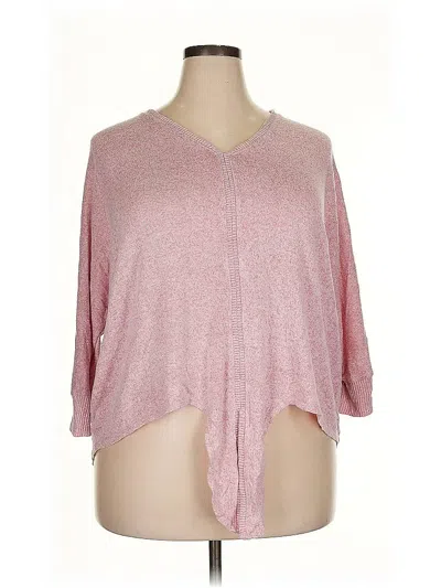 Pre-owned Style & Co Cardigan Sweater In Pink