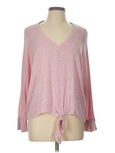 Pre-owned Style & Co Cardigan Sweater In Pink