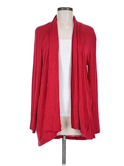 Pre-owned Style & Co Cardigan Sweater In Red