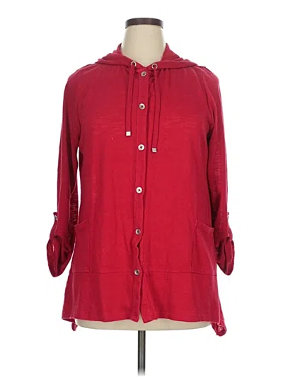 Pre-owned Style & Co Cardigan Sweater In Red