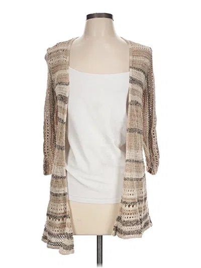 Pre-owned Style & Co Cardigan Sweater In Tan