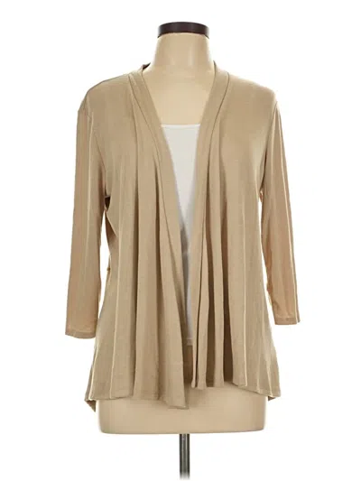 Pre-owned Style & Co Cardigan Sweater In Tan