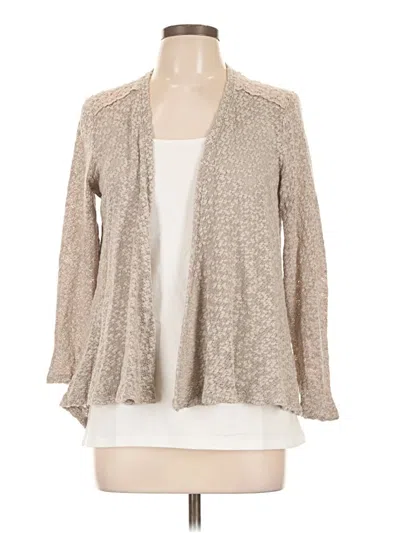 Pre-owned Style & Co Cardigan Sweater In Tan