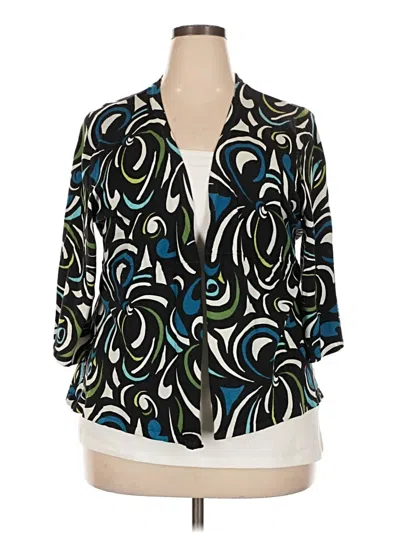 Pre-owned Style & Co Cardigan Sweater In Teal