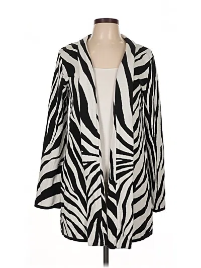 Pre-owned Style & Co Cardigan Sweater In White