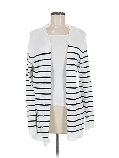 Pre-owned Style & Co Cardigan Sweater In White