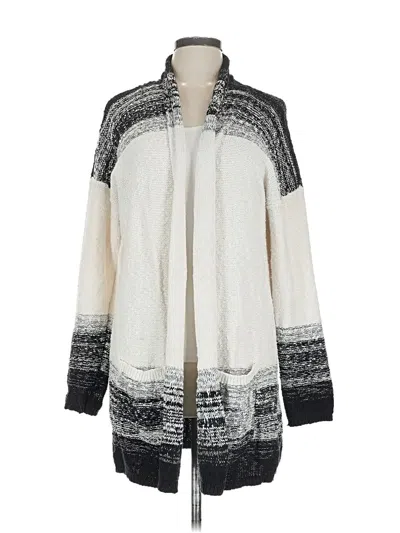 Pre-owned Style & Co Cardigan Sweater In White