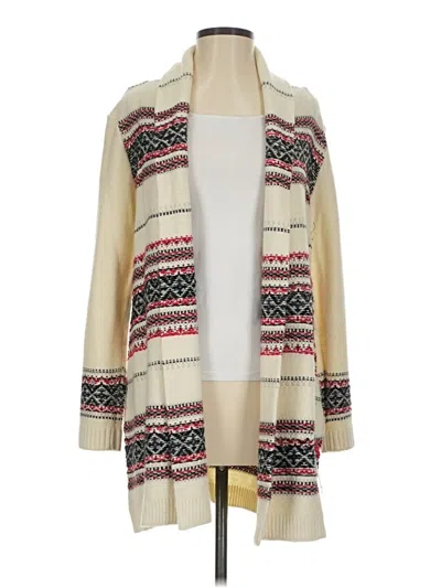 Pre-owned Style & Co Cardigan Sweater In White