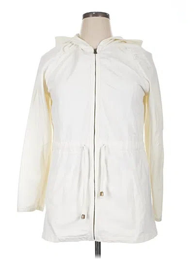 Pre-owned Style & Co Cardigan Sweater In White