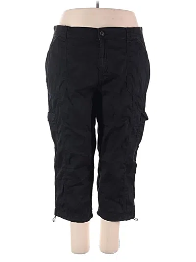 Pre-owned Style & Co Cargo Pants In Black