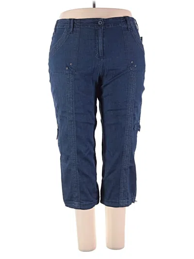 Pre-owned Style & Co Cargo Pants In Blue