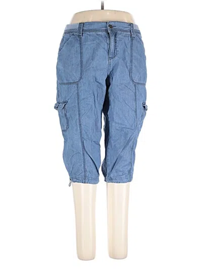 Pre-owned Style & Co Cargo Pants In Blue