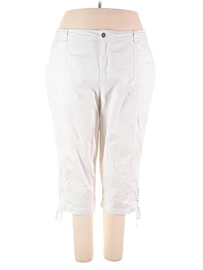 Pre-owned Style & Co Cargo Pants In White