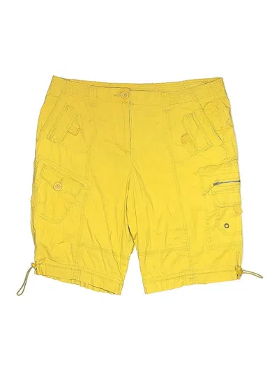 Pre-owned Style & Co Cargo Shorts In Yellow