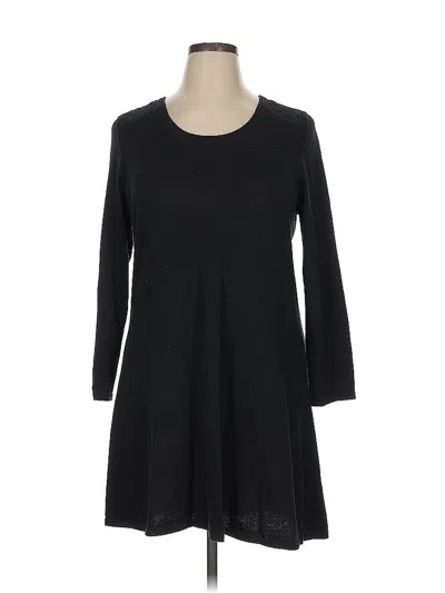 Pre-owned Style & Co Casual Dress In Black