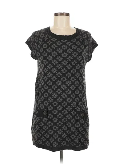 Pre-owned Style & Co Casual Dress In Black