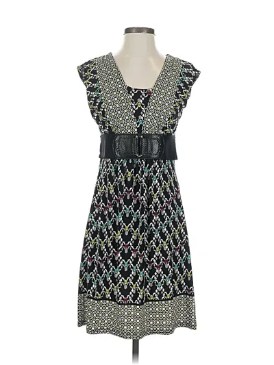 Pre-owned Style & Co Casual Dress In Black