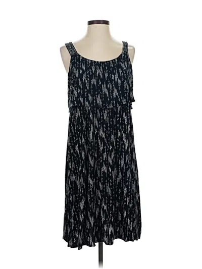 Pre-owned Style & Co Casual Dress In Black