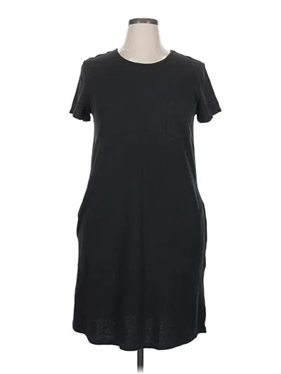 Style & Co Casual Dress In Black