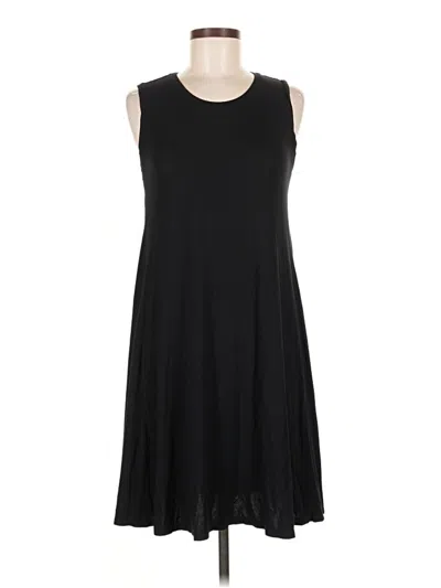 Pre-owned Style & Co Casual Dress In Black