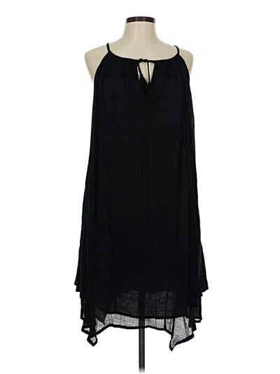 Pre-owned Style & Co Casual Dress In Black