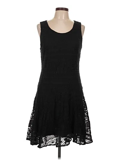 Pre-owned Style & Co Casual Dress In Black
