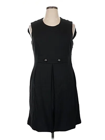 Style & Co Casual Dress In Black