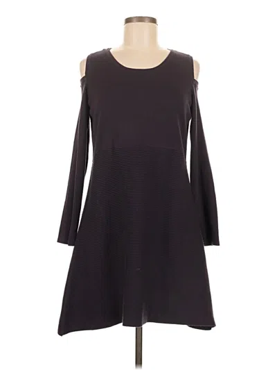 Pre-owned Style & Co Casual Dress In Black