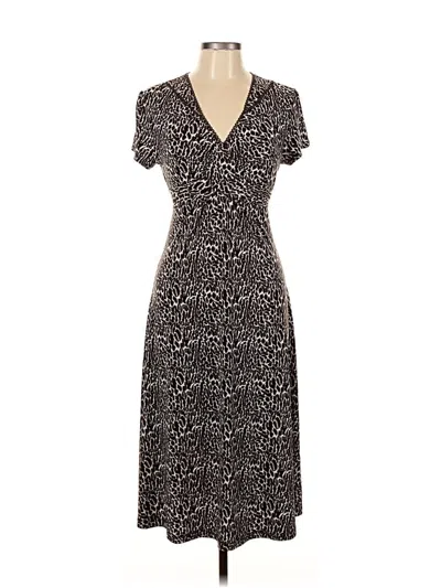 Pre-owned Style & Co Casual Dress In Black