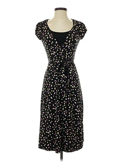 Pre-owned Style & Co Casual Dress In Black