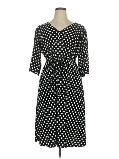 Pre-owned Style & Co Casual Dress In Black