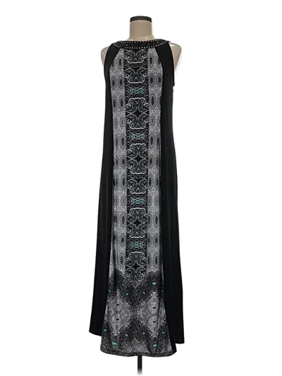 Pre-owned Style & Co Casual Dress In Black