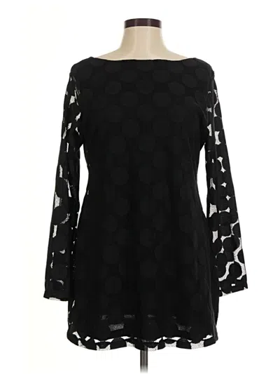 Pre-owned Style & Co Casual Dress In Black