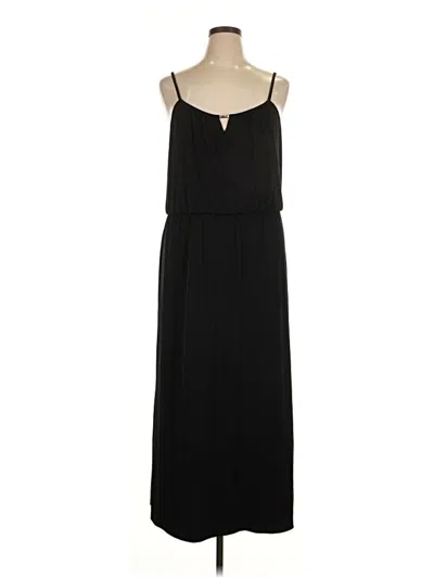 Pre-owned Style & Co Casual Dress In Black