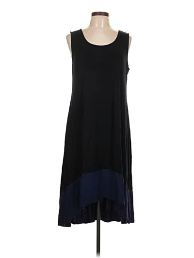 Pre-owned Style & Co Casual Dress In Black