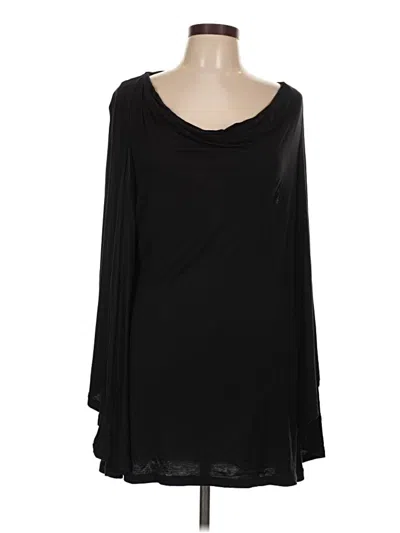 Pre-owned Style & Co Casual Dress In Black