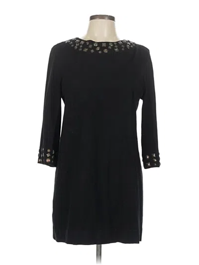 Pre-owned Style & Co Casual Dress In Black