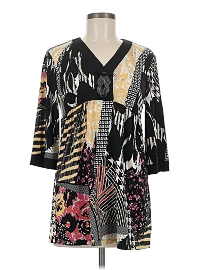 Pre-owned Style & Co Casual Dress In Black
