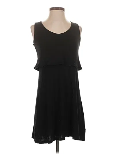 Pre-owned Style & Co Casual Dress In Black
