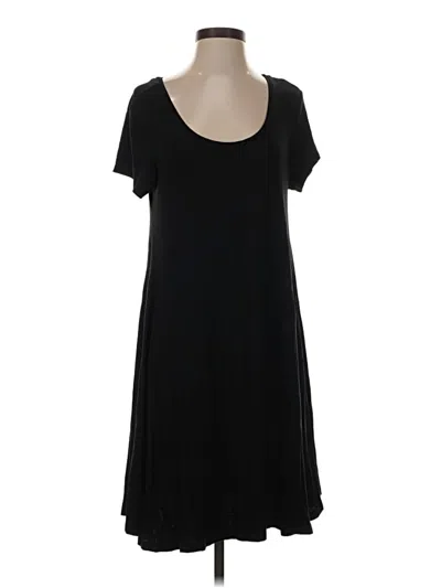 Pre-owned Style & Co Casual Dress In Black