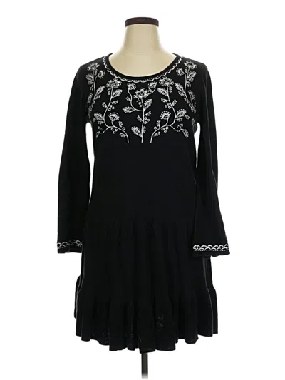 Pre-owned Style & Co Casual Dress In Black