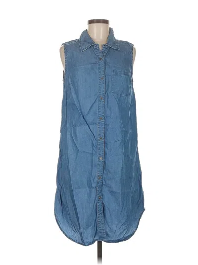 Pre-owned Style & Co Casual Dress In Blue