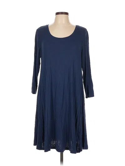Pre-owned Style & Co Casual Dress In Blue
