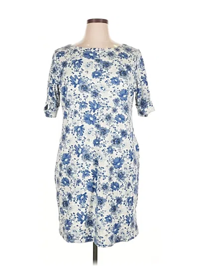 Pre-owned Style & Co Casual Dress In Blue