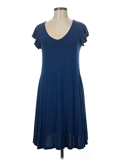 Pre-owned Style & Co Casual Dress In Blue