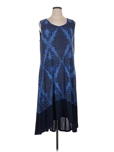 Pre-owned Style & Co Casual Dress In Blue