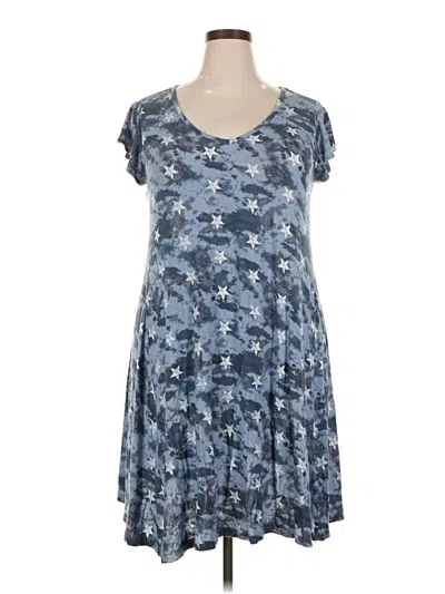 Pre-owned Style & Co Casual Dress In Blue