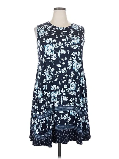 Pre-owned Style & Co Casual Dress In Blue