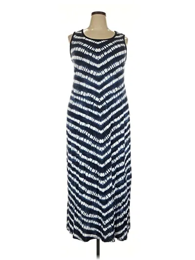 Pre-owned Style & Co Casual Dress In Blue